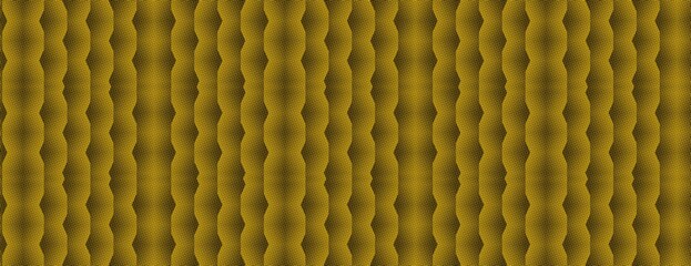 cSeamless Geometric Abstract Pattern with Wavy Golden Lines