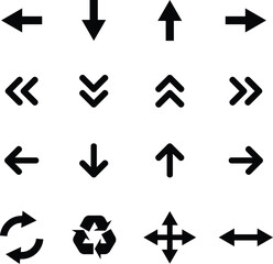 set of arrows icons