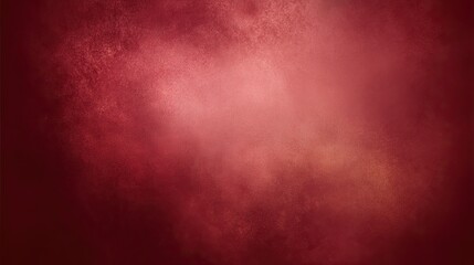 Obraz premium Abstract background with a textured, shimmering red gradient, blending deep burgundy into brighter crimson with fine granular detail, blurred background