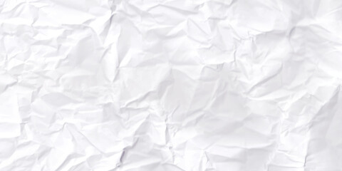 crumpled paper texture. White crumpled paper closeup