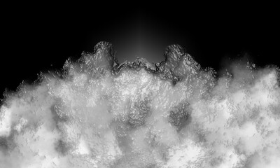 White Smoke Background Abstract Fog Texture Black Artistic Cloud Motion Flow Design Layered Style Creative Depth Visual Contrast Atmospheric Energy.