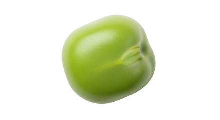 Isolated Green Pea - Close-up of a Single Seed for Food, Nutrition, and Healthy Diet Concept
