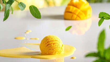 Melting Mango Ice Cream Mint