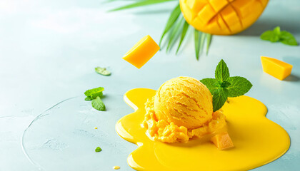 Melting Mango Ice Cream Mint