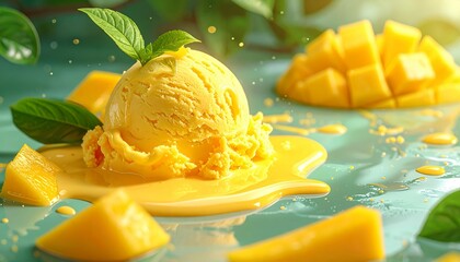 Melting Mango Ice Cream Scoop