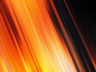 Orange and black gradient background with horizontal lines, minimalist abstract pattern with soft lighting and blurred edges.