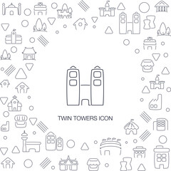 Twin Towers Icon