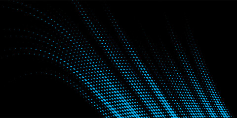 Obraz premium light blue black brush wrap car sticker pattern abstract banner sporty lines light blue black color combination grunge brush pattern.