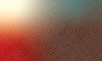 Soft warm gradient background with red, orange, and blue tones