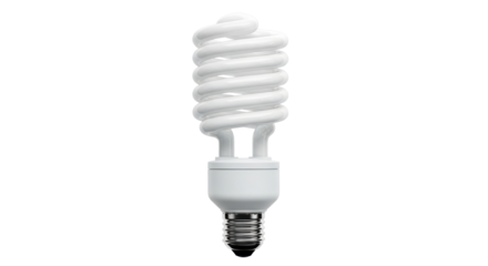Isolated compact fluorescent lamp for eco friendly use, modern bright light bulb, energy saving