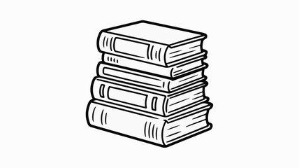 Stack of classic hardcover books, representing knowledge, learning, and education, perfect for academic and literary themes.