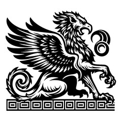 Fototapeta premium griffin vector