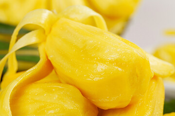Fresh Cut Golden Pineapple Slices - Sweet Tropical Fruit with Vibrant Yellow Flesh