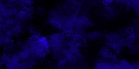 Abstract cloud texture smoky Blue and Black background. Misty fog overlay effects. Watercolor painting background. Haze background design.