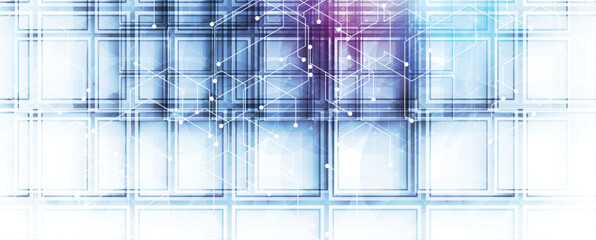 Abstract polygonal background technology concept, futuristic background