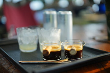 glass of coffee