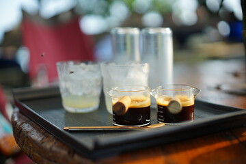 glass of coffee