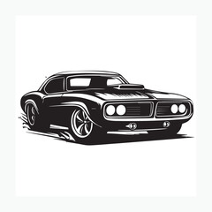 retro car vector illustration