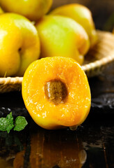 Fresh Ripe Apricots from Dunhuang China - Golden Juicy Fruits Ready to Pick Naturally Grown