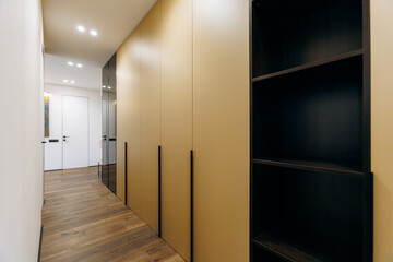 A modern hallway designed with stylish and functional storage solutions for your home