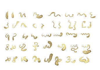 Unique hand drawn alphabet characters artistic letters whimsical script font design elements custom typography abstract shapes isolated on transparent background Hand Draw