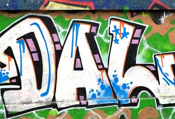 graffiti on the wall