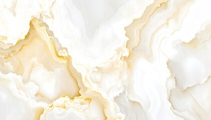 Abstract marble-like texture in creamy whites and golds