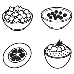 A Vibrant Nutritious Fresh Fruit Salad Breakfast, a Colorful Rainbow Clean Food Packed with Antioxidant Berries and Refreshing Citrus for a Summer Dessert