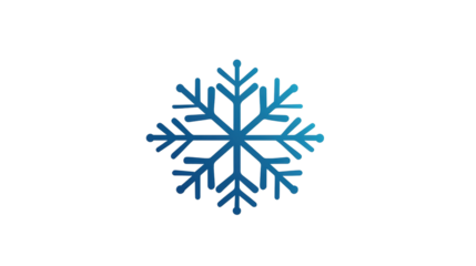 snowflake on white background