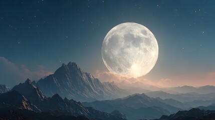 sunrise in the mountains