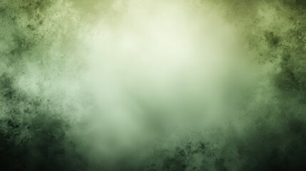 Obraz premium Abstract dark green textured background with a luminous, light green central glow, evoking an aged or organic feel, blurred green background