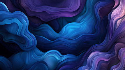Abstract Flowing Colors