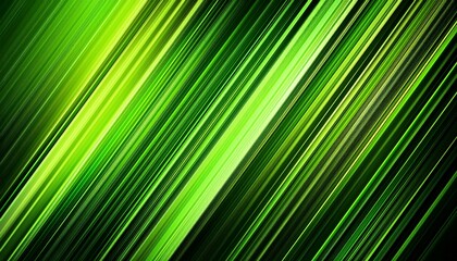 Abstract Vibrant Green Diagonal Lines