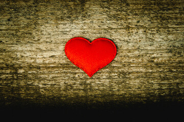 Red Heart Shape closeup