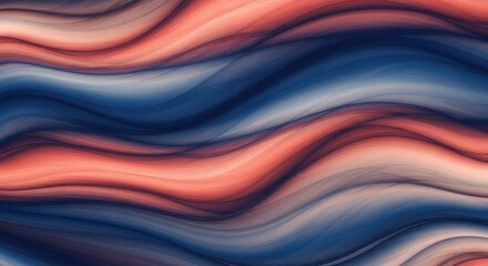 Abstract Wavy Lines Flowing Through Space Creating a Mesmerizing Visual Experience