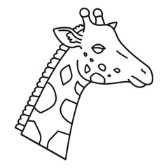 Giraffe Coloring Page A Fun and Educational Activity for Kids of All Ages to Enjoy
