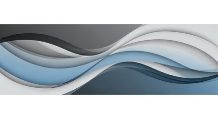 Abstract Flowing Waves Design for Modern Backgrounds and Visualizations