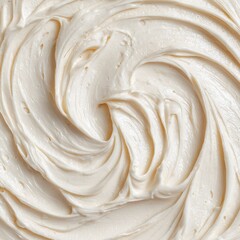 Swirls of Frosting Texture Background. Good for holiday desserts and baking projects