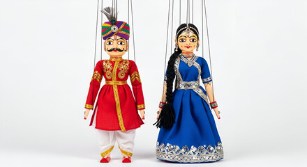 russian dolls in the ukrainian national costume