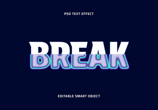 Datamoshing Text Effect