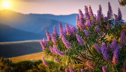 Vitex Chaste Tree Vitex Agnus Castus Chastetree Chasteberry Abraham S Balm Lilac Chastetree Or Monk S Pepper Purple Flowers