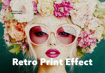 Retro Print Effect
