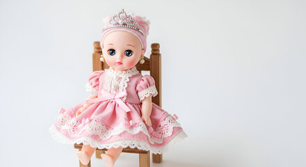 little girl in a pink dress