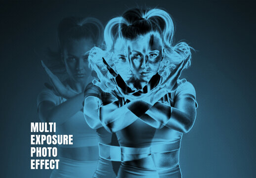 Multi Exposure Photo Effect Template