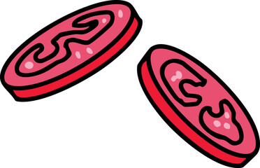 brazil food slices of tomato