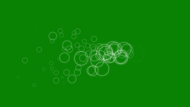 Circle blast, babol blast glitter dust sparkle trail overlay on a green screen background. shining magical particles, fairy pixie dust path perfect for festive holiday animations. 4k
