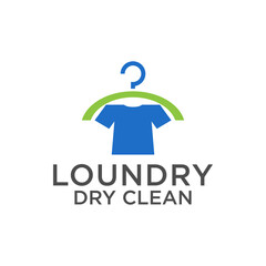 Premium Logo For Loundry Laundry Dry Clean Store Business Vector Template 