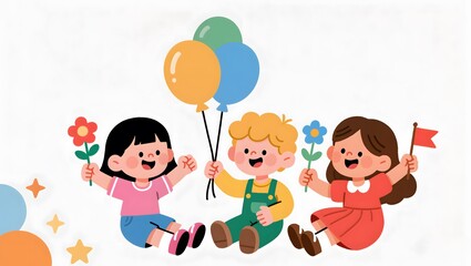 Children's Day Theme Materials