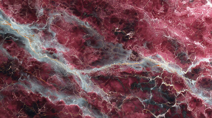 Luxury crimson marble texture with natural granite pattern for elegant interior or packaging design