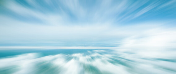 Beautiful Magic blur bokeh nature morning sunshine on summer sky background, bright sun and soft, Abstract dawn composition, christian religion, love holy spirit faith, for background © rawintanpin